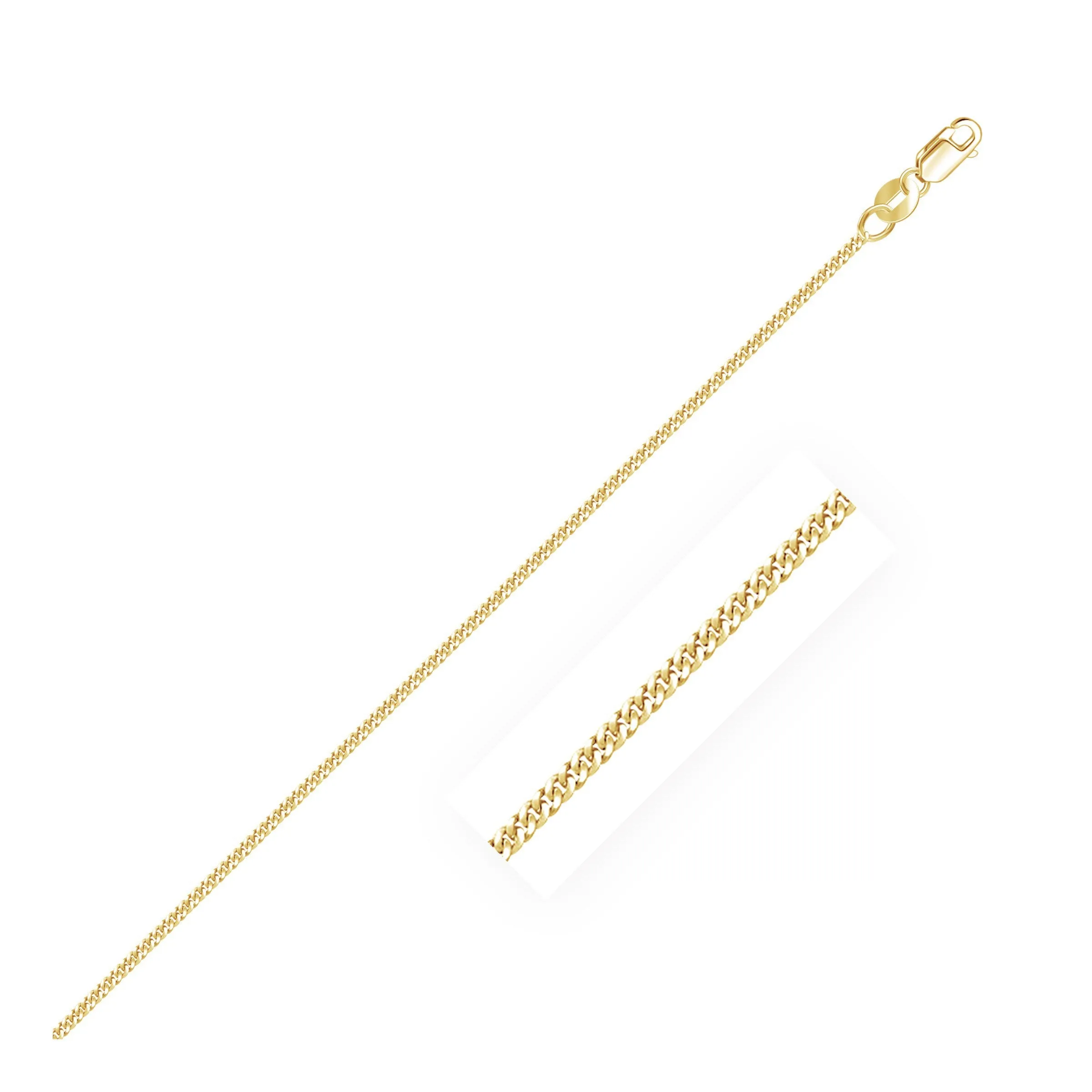 14k Yellow Gold Gourmette Chain 1.5mm-rx31967-16