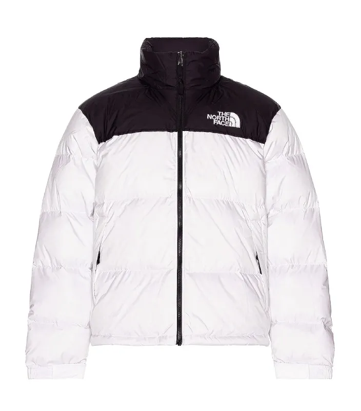 1996 Retro Nuptse White Jacket | The Puffer jackets