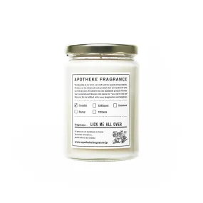 Apotheke Fragrance Glass Jar Candle Lick Me All Over