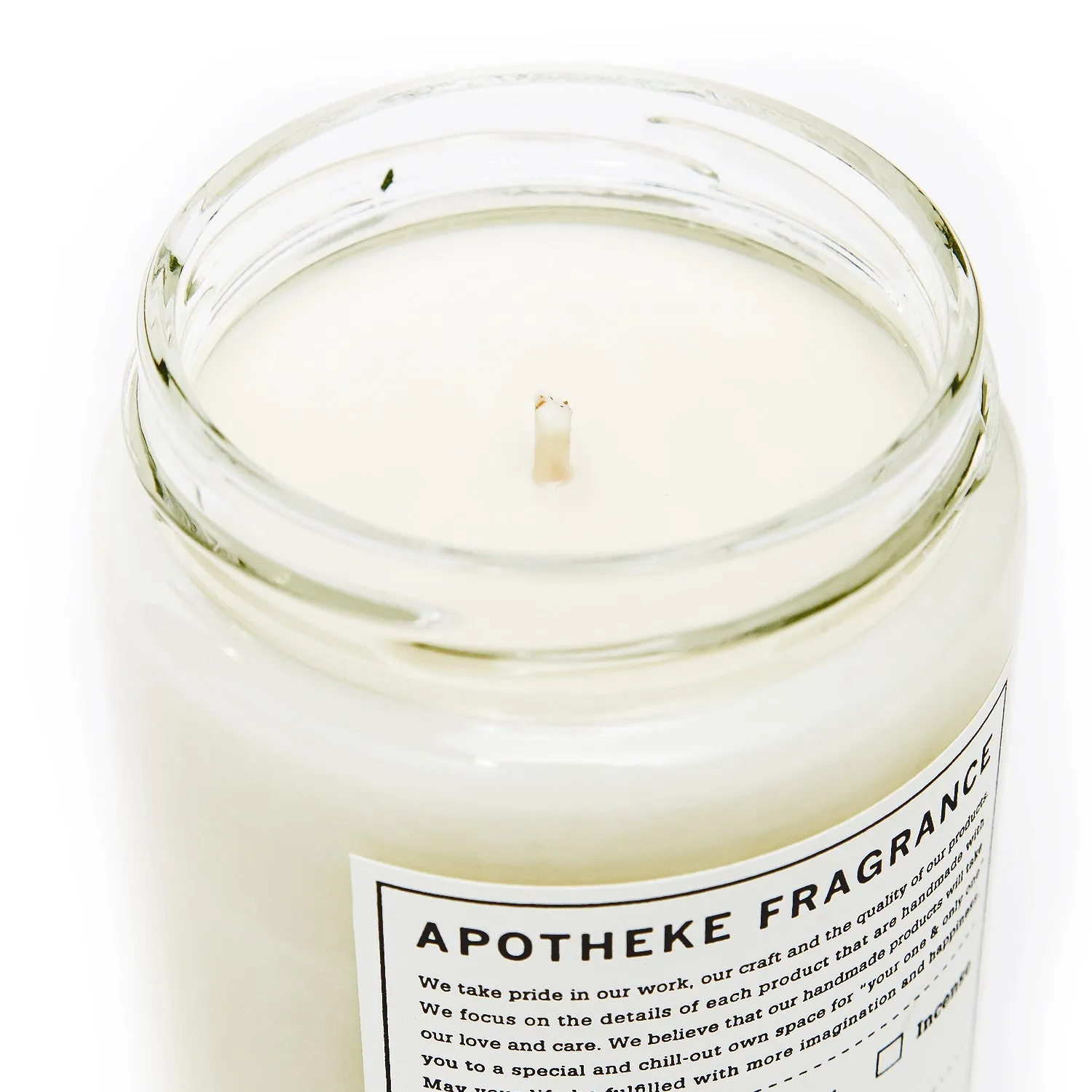 Apotheke Fragrance Glass Jar Candle 