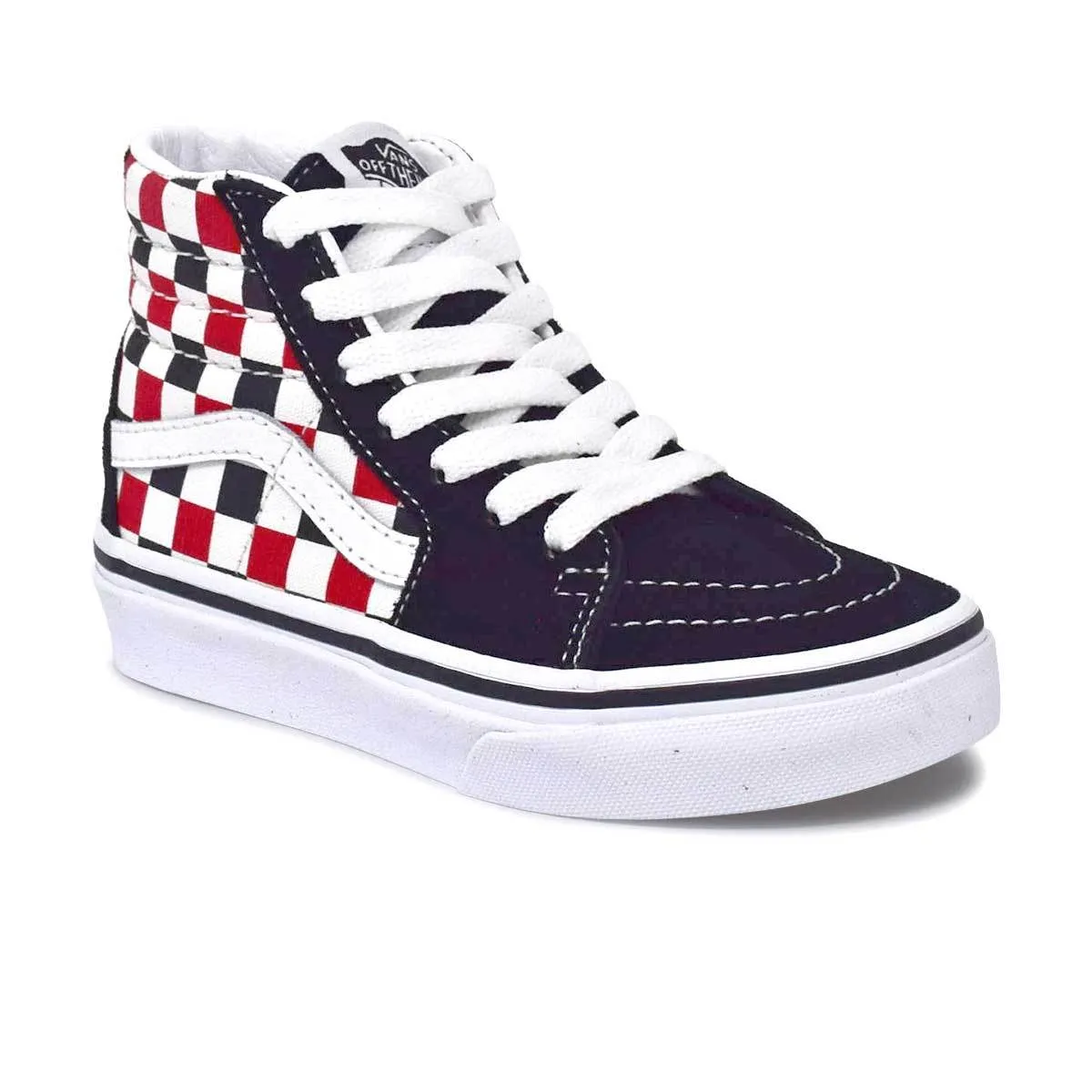 Big Kids Sk8-Hi Black/Racing Red - Footwear