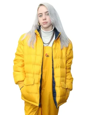 Billie Eilish Yellow Puffer Jacket - New American Jackets