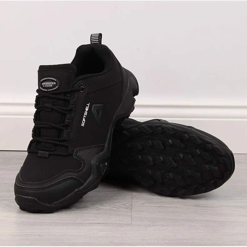 Black American Club waterproof trekking shoes