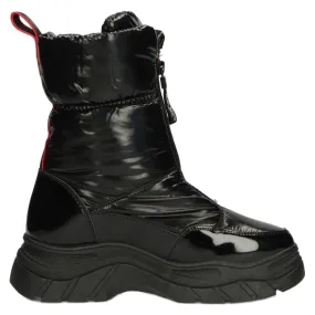 Black Snow Boots On Zipper Filippo DBT4236