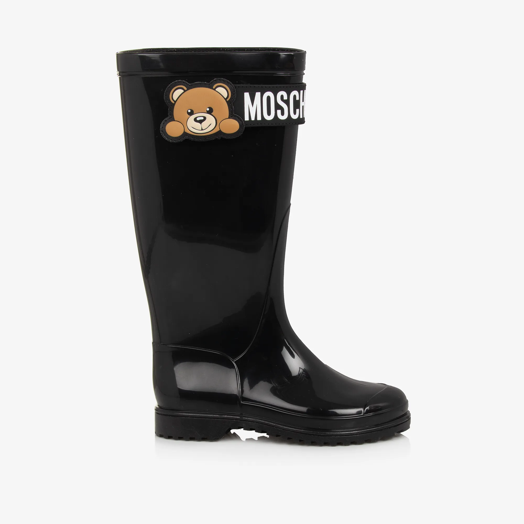 Black Teddy Bear Rain Boots