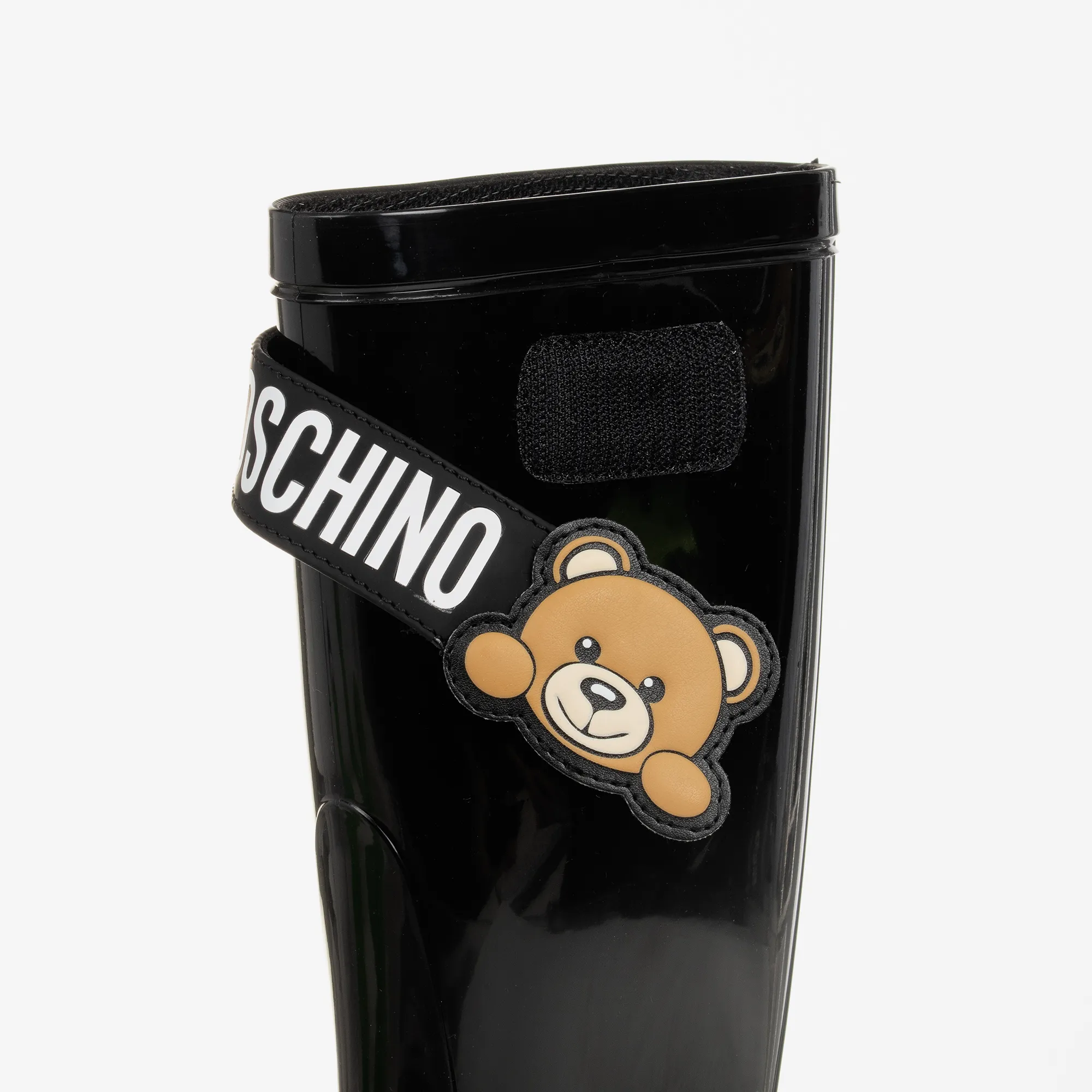 Black Teddy Bear Rain Boots