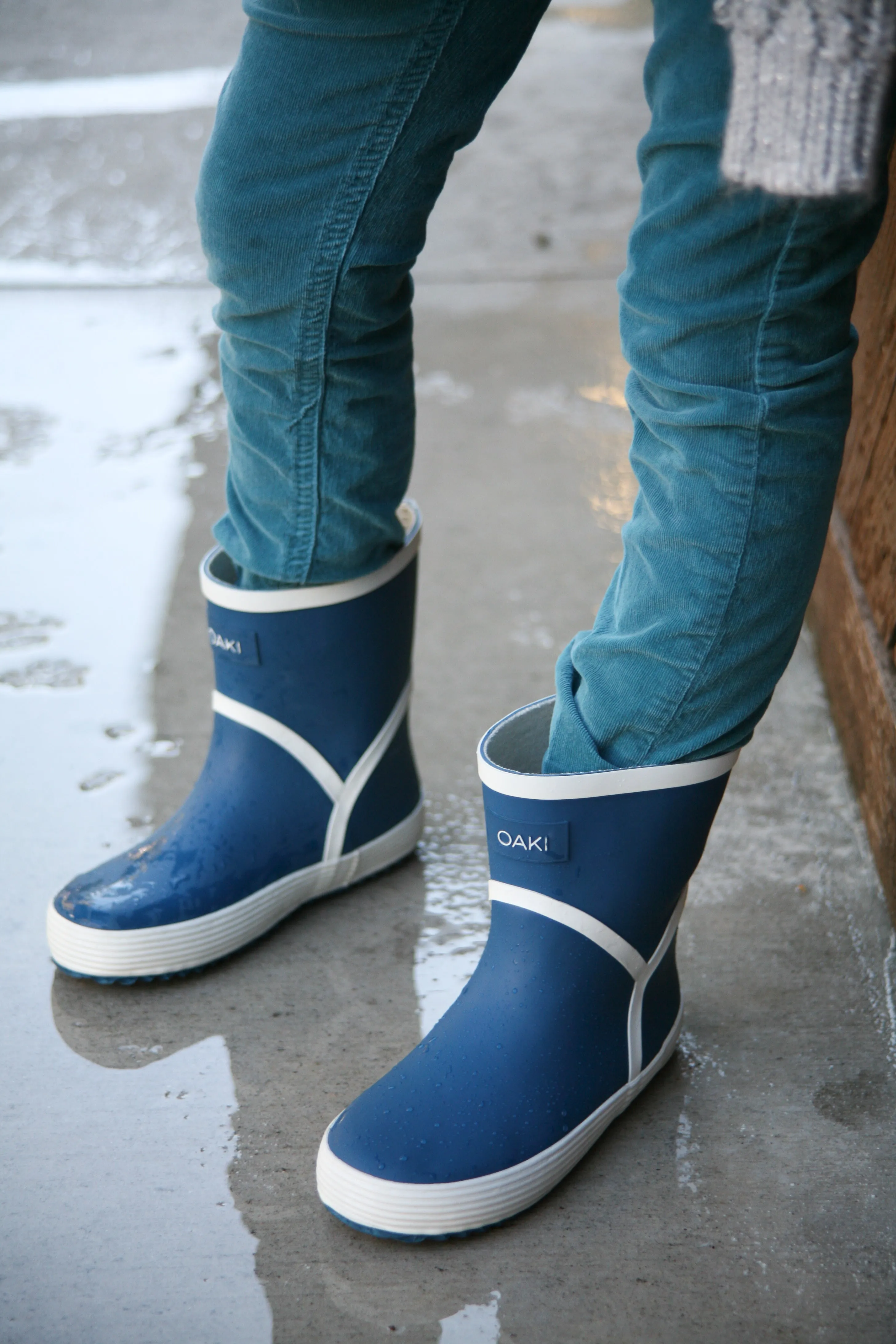 Blue Ultra-Light Rain Boots