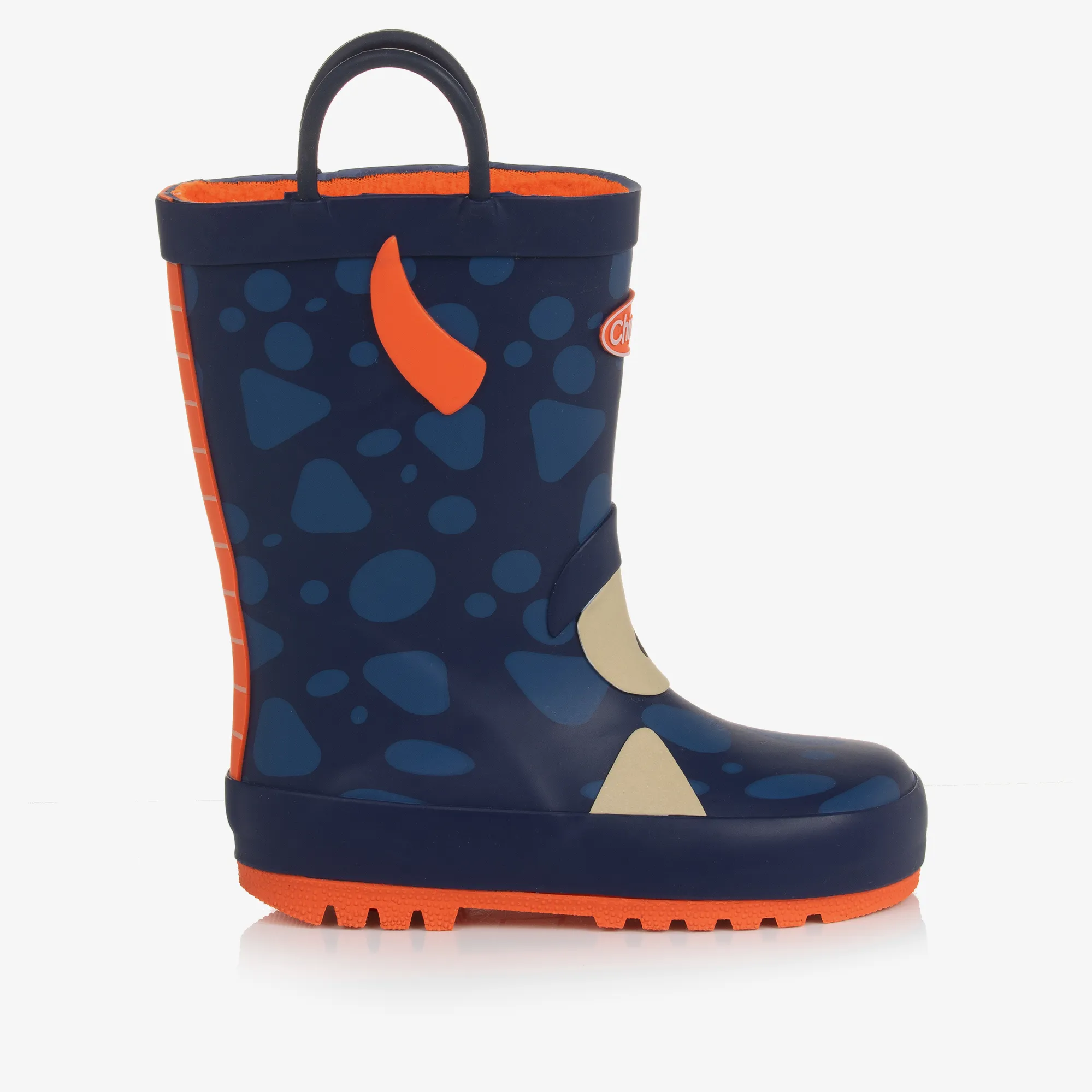 Boys Blue Monster Rain Boots