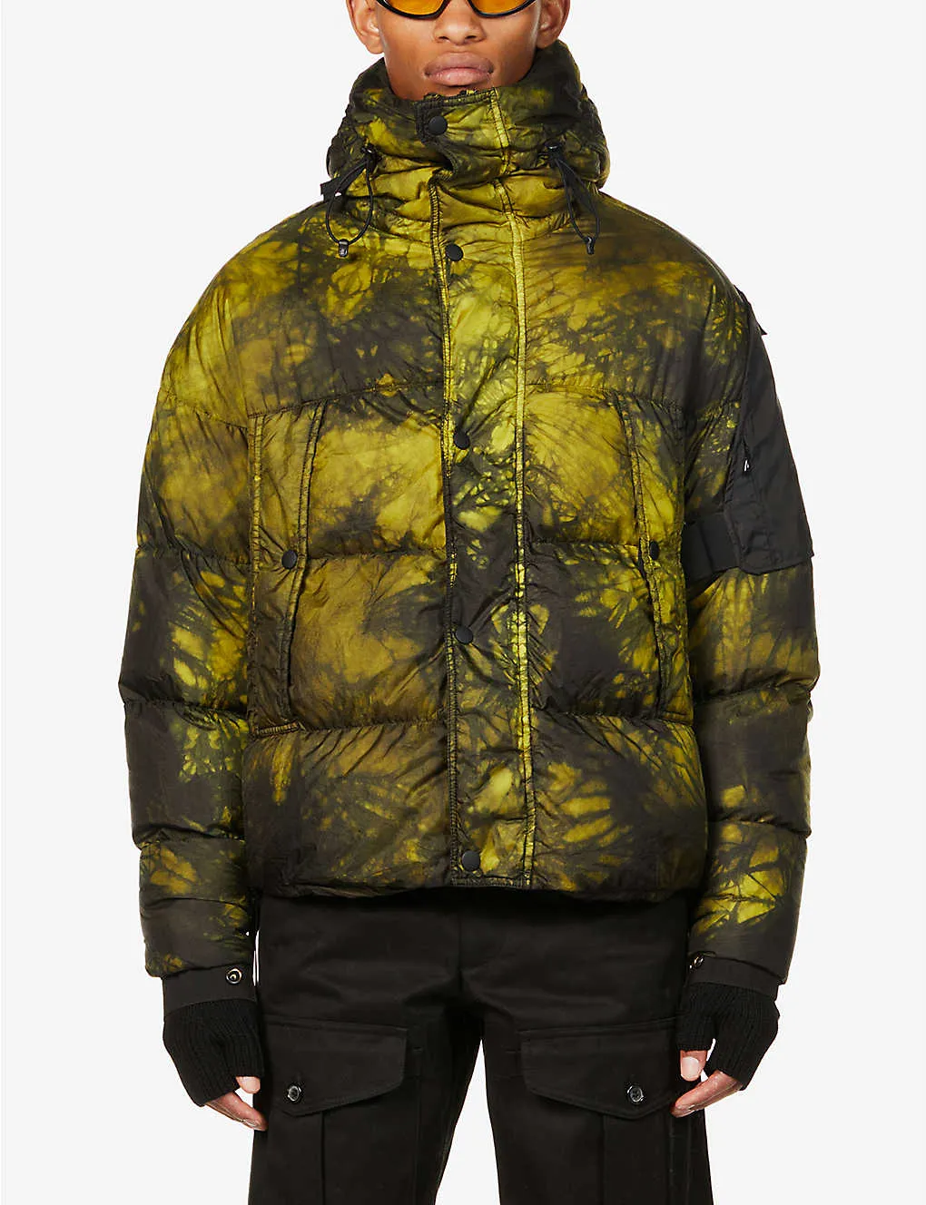 Branded Tie Dye Shell Down Jacket - The Puffer jackets