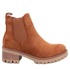 Bria Camel Chelsea boots brown