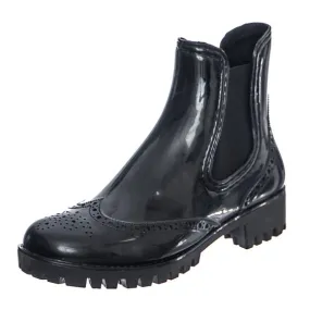 Buffalo Womens Pth Black Rubber Boots