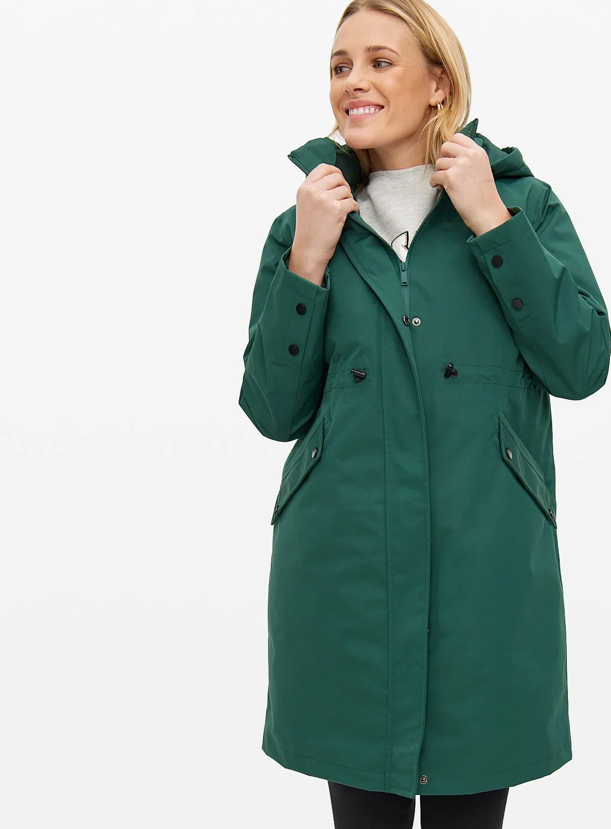 Buy Green Technical Waterproof Coat 20 | Coats | Tu