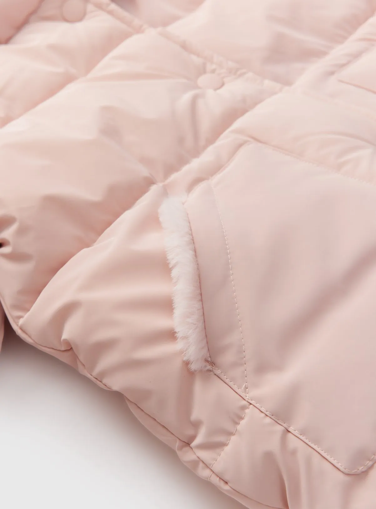 Buy Pink Longline Puffer Jacket 1-2 years | Coats and jackets | Tu