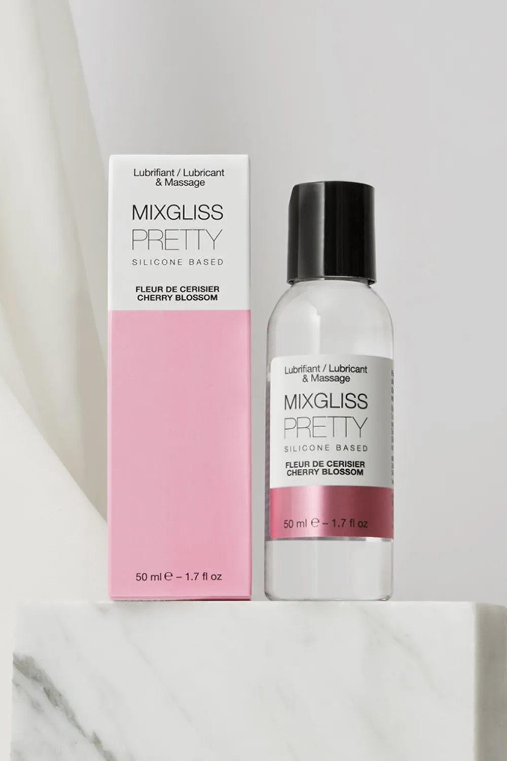 Cherry Blossom Silicone-Based Lubricant & Massage 50ml