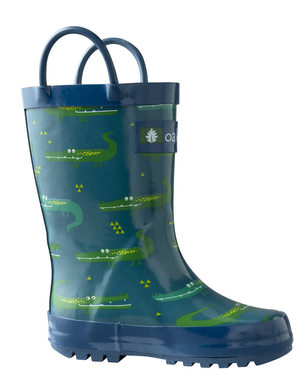 Crocodiles Loop Handle Rubber Rain Boots