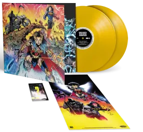 DC DARK NIGHTS: DEATH METAL SOUNTRACK 2LP BUNDLE (Red or Yellow Vinyl, Limited to 500 Each)