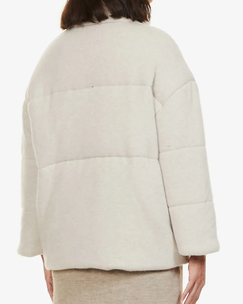 Dillon Padded Organic Cashmere Jacket - The Puffer jackets