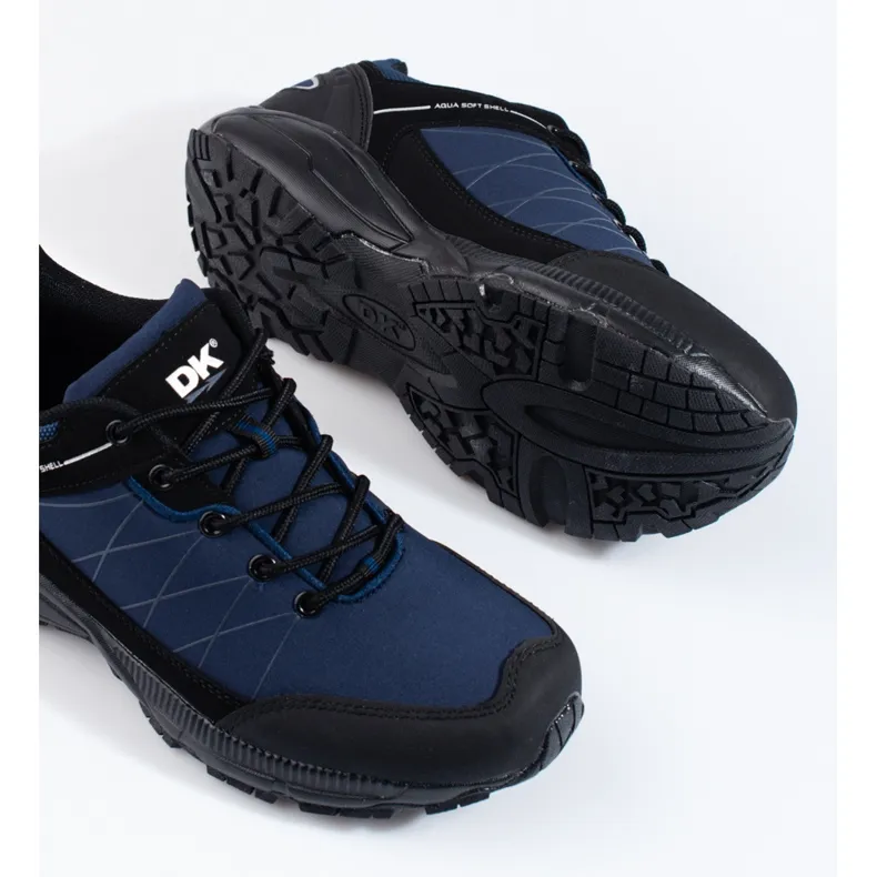 DK dark blue men's trekking shoes