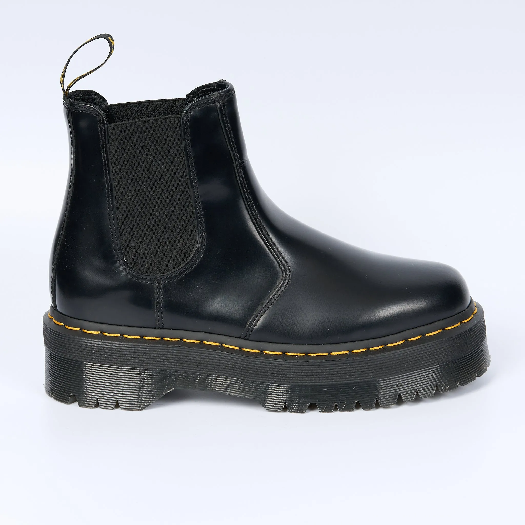 Dr. Martens Chelsea Platform Quad 2976 Nero Donna