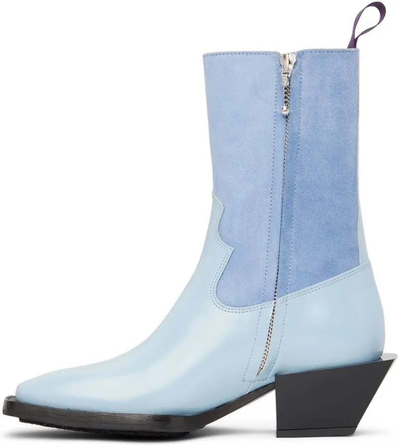 Eytys Blue Luciano Ankle Boots