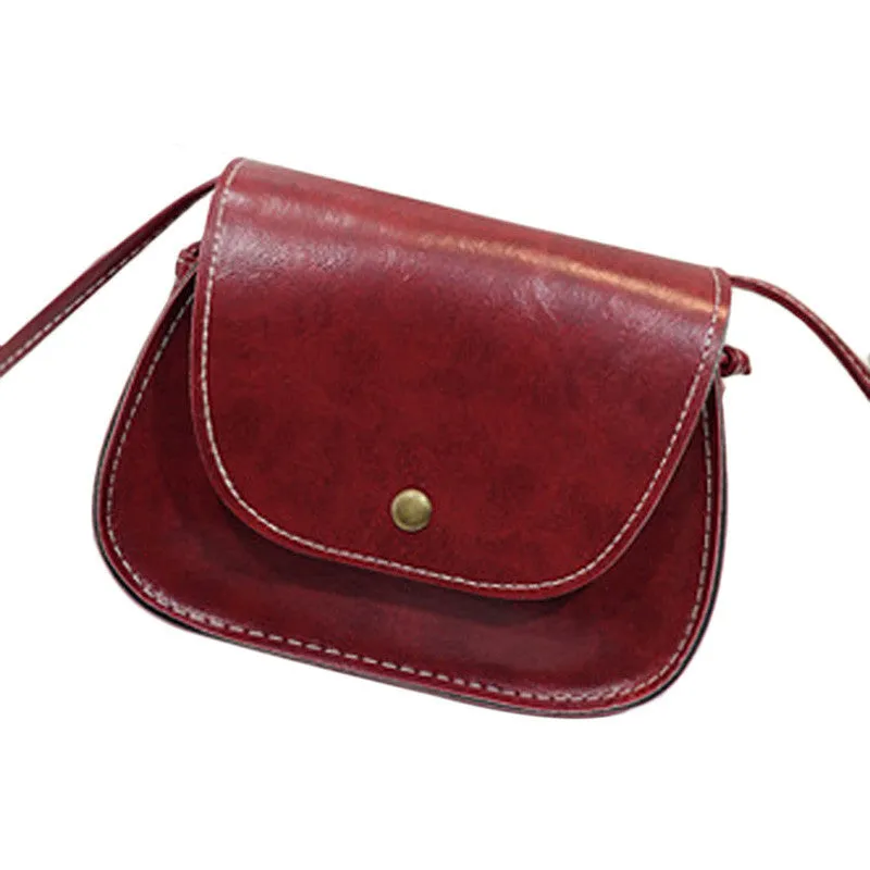 Forward Womens Retro Messenger Bags Chain Shoulder Bag Leather Crossbody Hbags