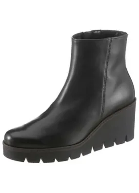 Gabor Platform Wedge Ankle Boots