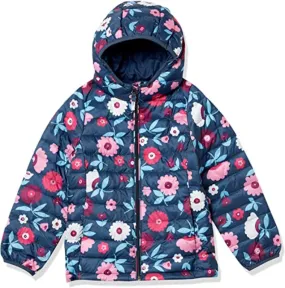 Girls Lightweight Blue Puffer Jacket - The Puffer Jackets