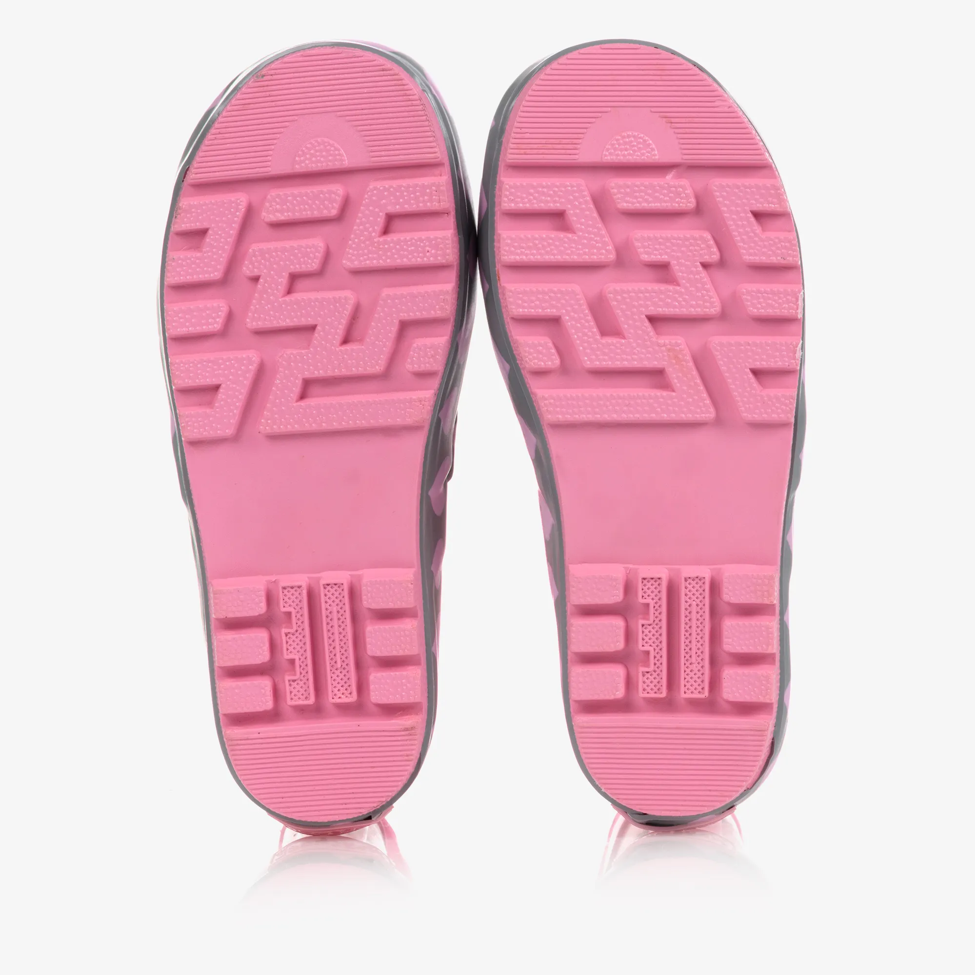 Girls Pink Cat Rain Boots