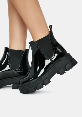 Gryffin Patent Ankle Boots-