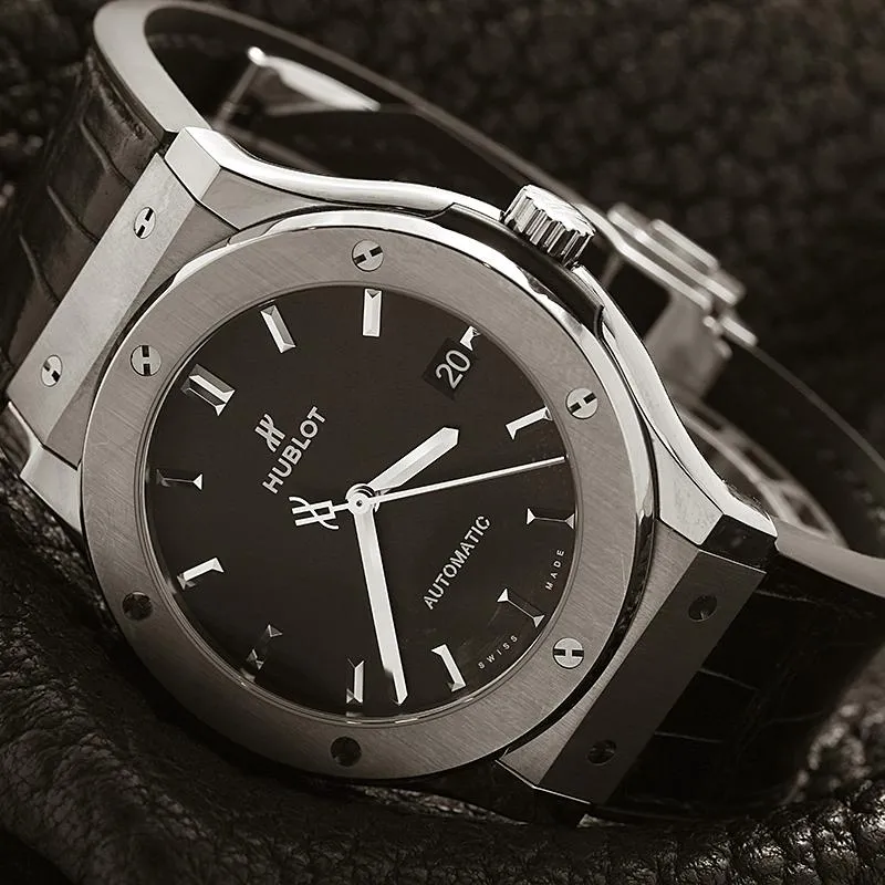 Hublot Classic Fusion Racing Grey 511.NX.7071.LR 45mm Black Dial