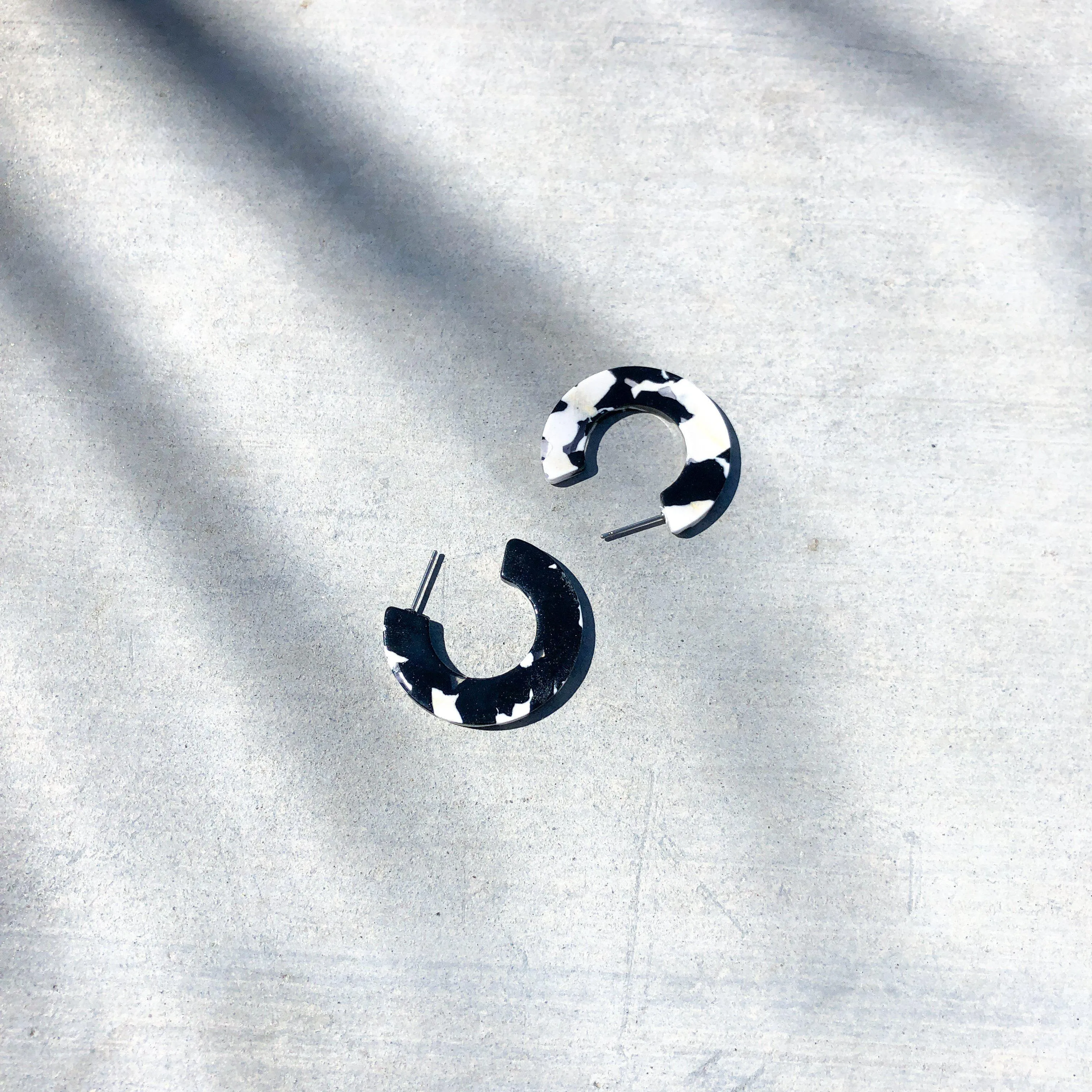 Huntington Beach Acetate Earrings - LAST CHANCE