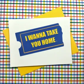 I Wanna Take You Home Blockbuster Card