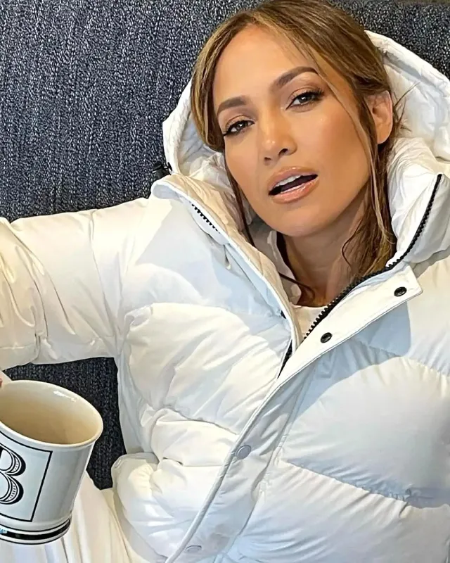 Jennifer Lopez White Puffer Jacket - The Puffer Jackets