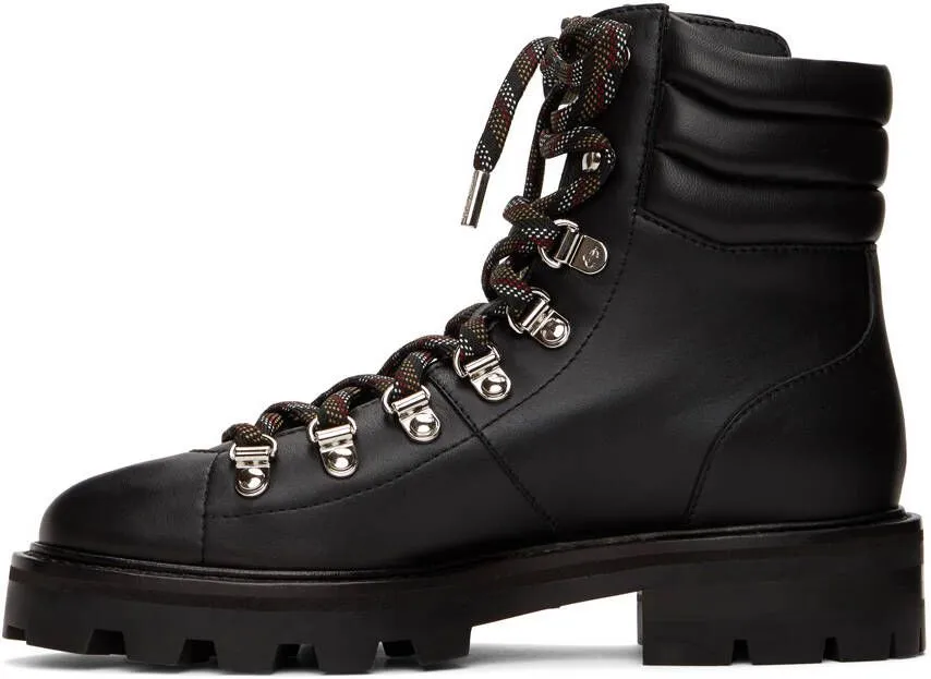 Jimmy Choo Black Eshe Hiking Boots