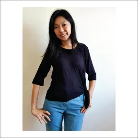 Joy Split Hem Tee | Adult Sizes S0c-L0c | Beginner Level Sewing Pattern