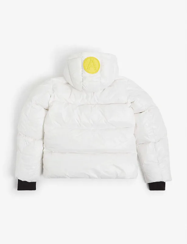 Kids Quilted White Shell Puffer Jacket - The Puffer Jackets