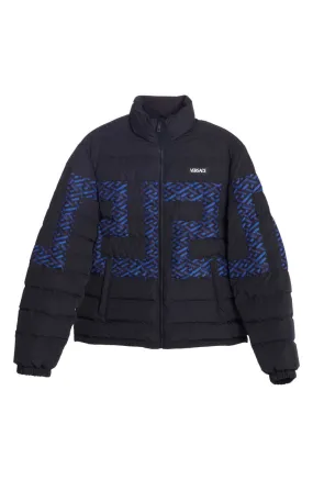 La Greca Monogram Puffer Jacket - The Puffer Jackets