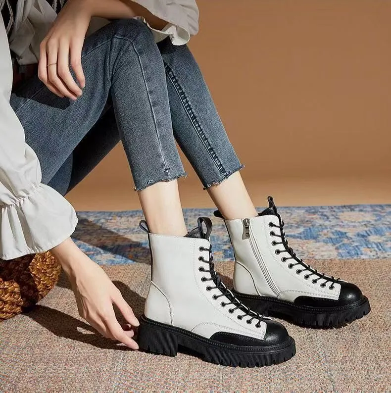 Lace-up Ankle Boots