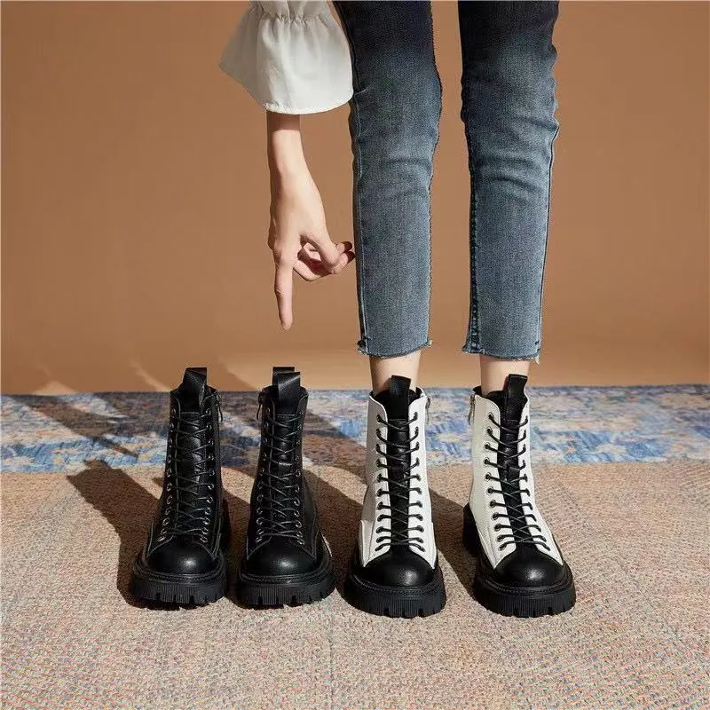 Lace-up Ankle Boots