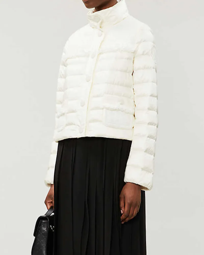 Lunaire High-Neck Shell Jacket - The Puffer Jackets