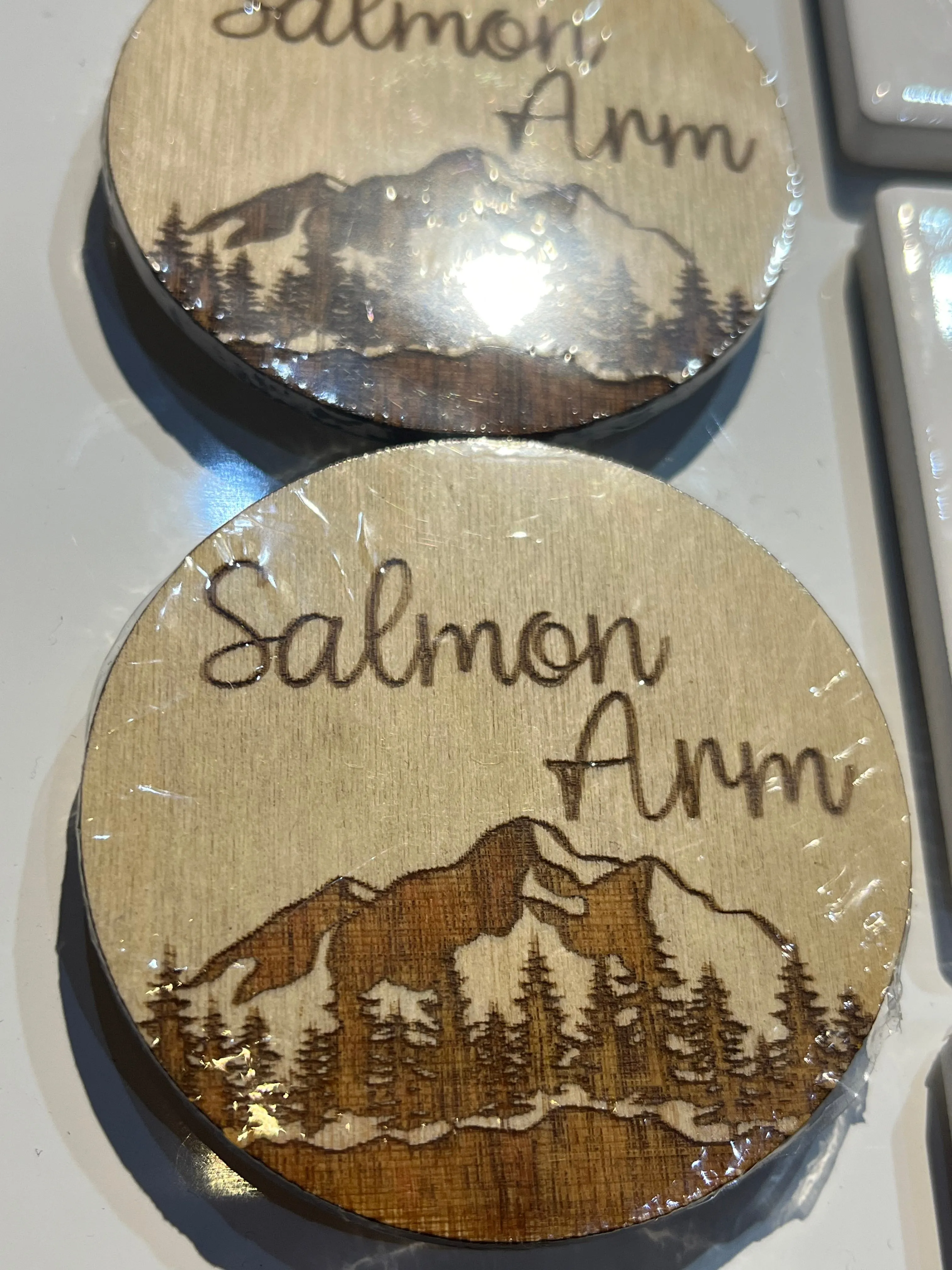 Magnet Wooden Salmon Arm or Shuswap ea