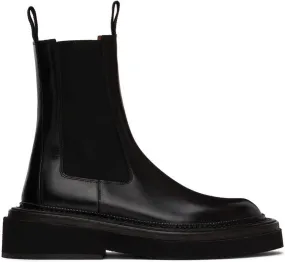 Marsèll Black Pollicione Chelsea Boots