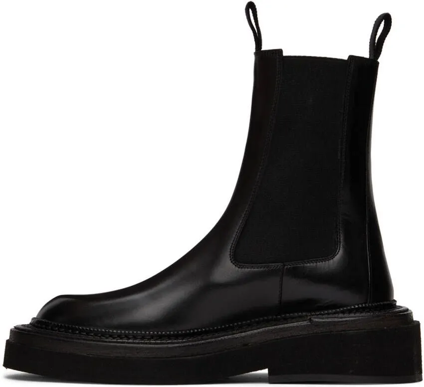 Marsèll Black Pollicione Chelsea Boots