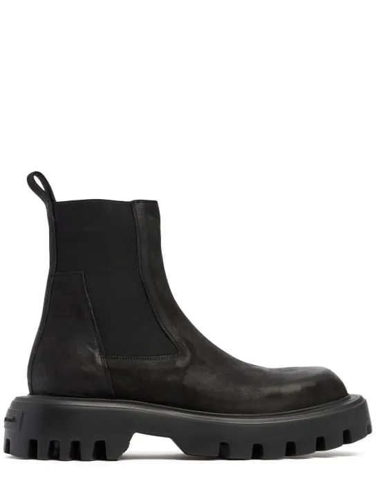 Mattia Capezzani   Leather Chelsea boots 