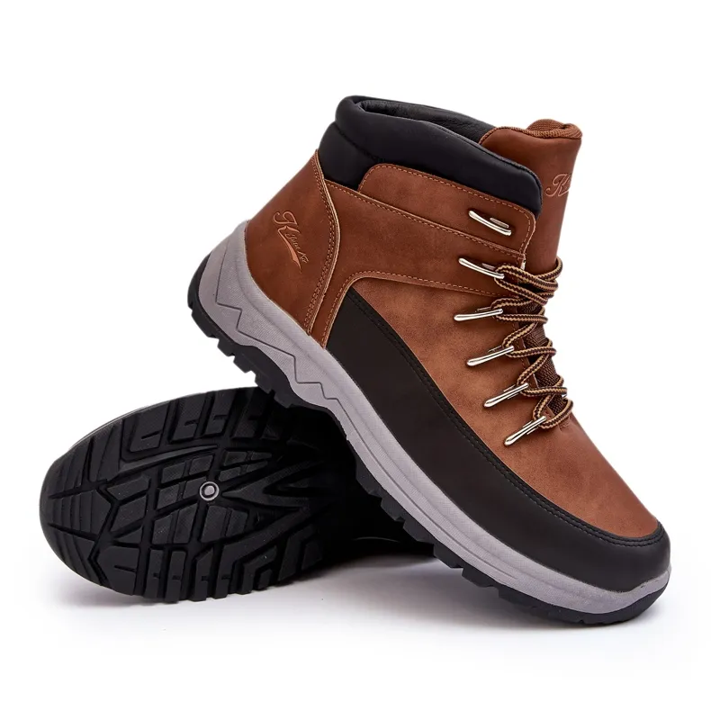 Men's Trekking Shoes Brown Maraena