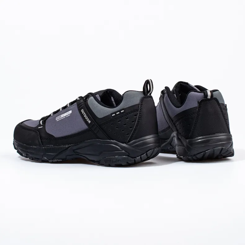 Men's Trekking Shoes DK black grey