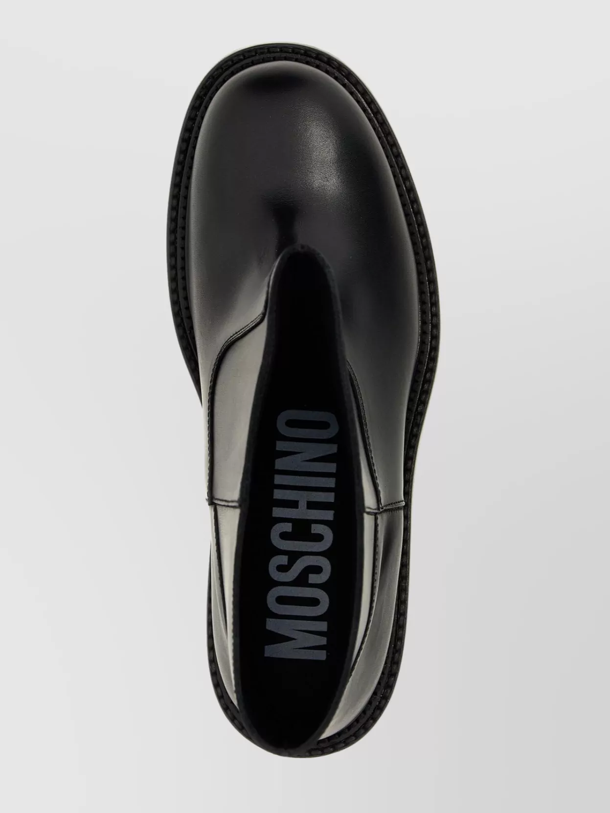 Moschino   'jester' leather ankle boots