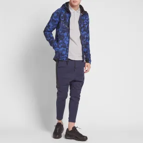 Nike Tech Fleece Camo WindrunnerGame Royal & Black