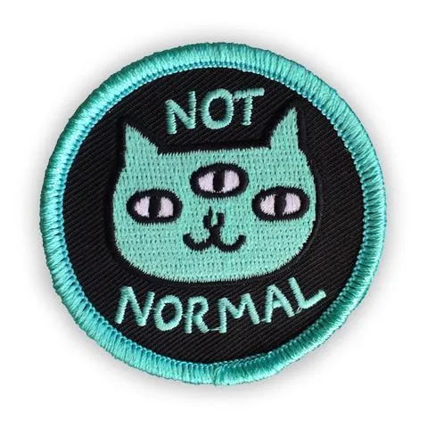 Not Normal Cat Patch