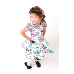 Pacific Ave. Retro Collar Dress | Child Sizes 2T-10 | Beginner Level Sewing Pattern